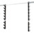 Horizontal Bar Storage Wall Rack, 3- / 6-Bar Options