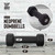 Black Hexagonal Head Neoprene Coated Dumbbell, Sold by Pair