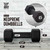 Black Hexagonal Head Neoprene Coated Dumbbell, Sold by Pair