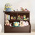 Children Toy Storage Organizer, Open Cubby, Espresso