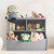 Children Toy Storage Organizer, Open Cubby, Grey