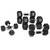 CAP Barbell PVC-Coated Hex 5 - 50 LB Dumbbell Pairs Set,  550 LB Dumbbell Set