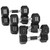 CAP Barbell PVC-Coated Hex 5 - 50 LB Dumbbell Pairs Set,  550 LB Dumbbell Set