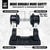 25 LB Pair Adjustable Dumbbell with Anti-Slip Turning Handle and Dumbbell Tray