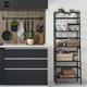 5-Tier Bamboo Open Storage Ladder Shelf, 3 Colors