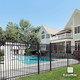 Heavy Duty Pinnacle Fence Barrier Kit with 5FT Height X 6FT Width Panels, Flat Top Gate, Posts & Connectors, Multi-options