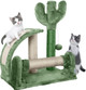 Cactus Cat Scratcher with Scratching Board & Interactive Toy
