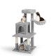 40" Multi-Level Cat Tree with Hammock, Condo, Tunnel & Platform