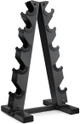 5-Tier A-Frame Dumbbell Rack for 5-25LB Dumbbells with 300LB Capacity