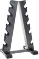 5-Tier A-Frame Dumbbell Rack with 200LB Capacity, Iron Grey