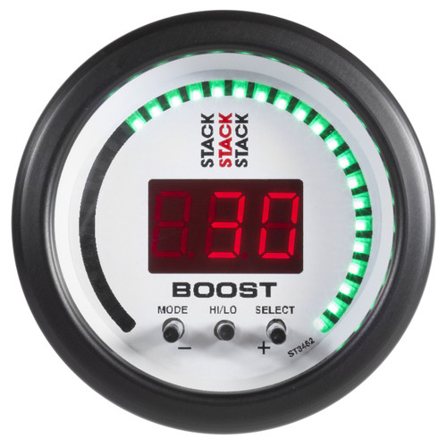 AutoMeter Boost Controller 52mm Wht -1 To +2 Bar (-30Inhg To +30 Psi)
