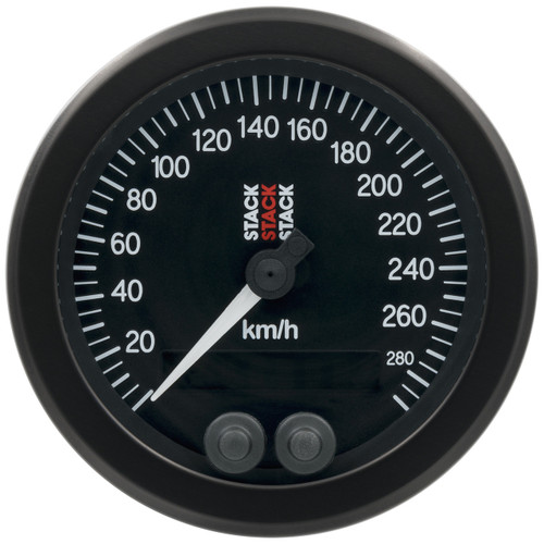 AutoMeter Speedometer Gps 88mm Blk 0-290 Km/H