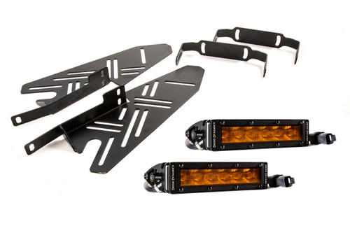 Diode Dynamics 2017-2019 Ford Raptor SS Fog Kit SS 6.0 Inch Amber Wide