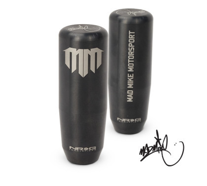 SK-450BC-MM  Universal Shift Knob - Heavy Weight - Mad Mike Signature Short Shifter - Black Chrome