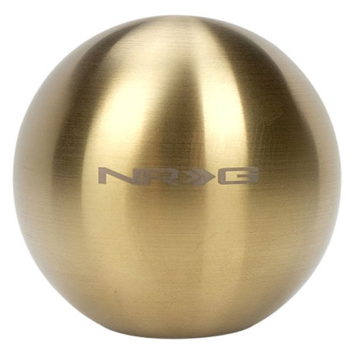 SK-350GD  Chrome Gold Titanium Round Shifter Heavy Weight