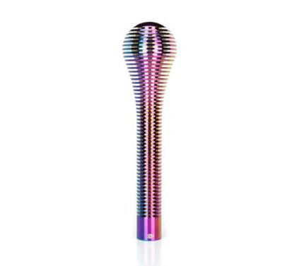 SK-711MC  Shift Knob Heat Sink Bubble Head Long Neo Chrome