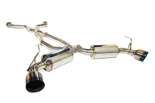 Invidia 09-21 Nissan 370z Dual N1 GT Titanium Tips Cat-back Exhaust