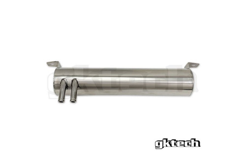 GKTECH S14/S15 over the radiator oil catch can - Polished For S14 / S15 SR20DET