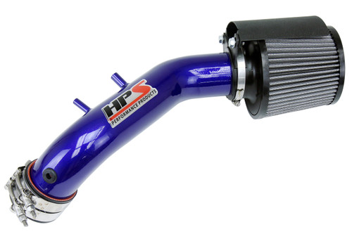 HPS Blue Shortram Air Intake + Heat Shield for 04-08 Acura TSX 2.4L 1st Gen
