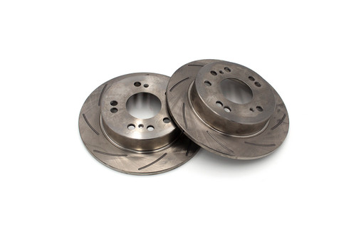 ROFU - Max Street Friction Slotted Rear Rotors Nissan 240SX S13 / S14 - 4 & 5 LUG