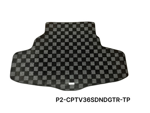 P2M INFINITI G35 2007-08 SEDAN / G37 2009-13 SEDAN / Q40 2015 SEDAN REAR TRUNK MAT : DARK GREY