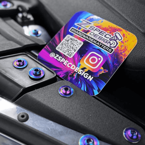 ZSPEC Stage-2 Dress Up Bolts Fastener Kit for the '19+ Mazda3 2.5 Turbo BP, Titanium