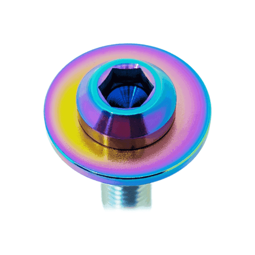 ZSPEC M10-1.5x35mm Dress Up Bolts Fastener, Titanium GR5, Angled Head, Per Each