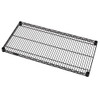 Quantum Medical Black Epoxy Wire Shelf – 24" x 48", And 1, Capacity per Shelf, For Organized Storage