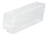 Quantum Medical Economy Shelf Bin – Qsb100, 11-5/8" x 2-3/4" x 4", Injection Molded Polypropylene Material