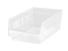Quantum Medical Economy Shelf Bin – Qsb102, 11-5/8" x 6-5/8" x 4", Injection Molded Polypropylene Material