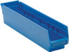 Quantum Medical Economy Shelf Bin – Qsb103, 17-7/8" x 4-1/8" x 4", Injection Molded Polypropylene Material