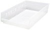 Quantum Medical Economy Shelf Bin – Qsb110, 17-7/8" x 11-1/8" x 4", Injection Molded Polypropylene Material