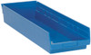 Quantum Medical Economy Shelf Bin – Qsb114, 23-5/8" x 8-3/8" x 4", Injection Molded Polypropylene Material