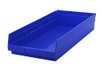Quantum Medical Economy Shelf Bin – Qsb116, 23-5/8" x 11-1/8" x 4", Injection Molded Polypropylene Material