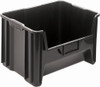 Quantum Medical Giant Stack Container – Qgh700, 15-1/4" x 19-7/8" x 12-7/16", High Density Polyethylene