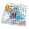 MarketLab 10mm-13mm Monster Rack – 2 Configuration Options, White, Blue, Lab Consumables, Laboratory