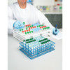 MarketLab 13mm-16mm Monster Rack – Acrylic Tube Rack, Holds 120 Tubes, for Laboratory Bench Storage