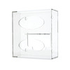 MarketLab Antimicrobial Acrylic Side-Loading Glove Box Dispensers, Triple, for Exam Glove Dispensing