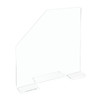 MarketLab Antimicrobial Splash Guard with Cutaway – Lab Safety, Laboratory, For Laboratory Safety