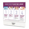 MarketLab Bowman PETG Sign Holders for Hygiene Centers – 2 Configuration Options, 8.63 x 0.33 x 13.79 in