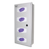 MarketLab Bowman Steel Recessed Glove Box Dispenser – Glove Dispensers, Exam Gloves, For Glove Dispensing