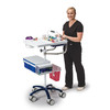 MarketLab Deluxe Titan Draw Cart with Auto Lift – Storage Carts, Furnishings and Equipment, For Supply Storage