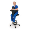 MarketLab Ergo Task Chair and Stool for Sonographers – 2 Configuration Options, Black, Exam Furniture