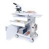 MarketLab Insight Mobile Microscope Station – Utility Carts, Furnishings and Equipment, For Supply Storage