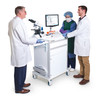 MarketLab Insight Mobile Microscope Station – Utility Carts, Furnishings and Equipment, For Supply Storage