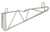 Quantum Medical Chrome Wire Cantilever Arm – 2 - 24" Cantilever Arms and 2 Mounting Brackets