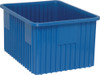 Quantum Medical Dividable Grid Container – Dg93120, 22-1/2" x 17-1/2" x 12", 3/ctn, Available in Blue