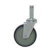 Quantum Medical Swivel Thermoplastic Resin Stem Caster – Set of Four, 5" x 1-1/4", For Organized Storage