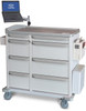Capsa Healthcare M-Series Punch Card Medication Cart – 16 Configuration Options, 1 ea, Organized Med Pass