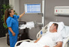 Capsa Healthcare Monitor Arm – 1 ea, Vesa Accessory Rail Mount with 19" Rail with Handle, For Bedside